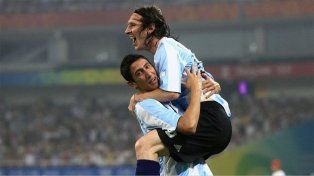 Ángel Di María y Lionel Messi, hermanos&nbsp;