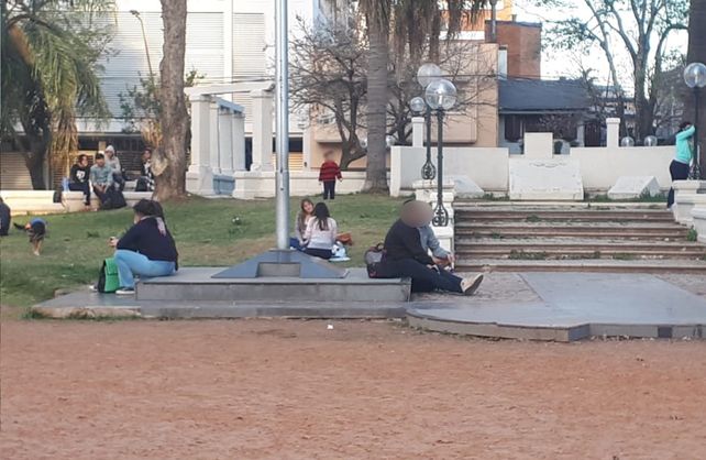 En plaza Constituyentes