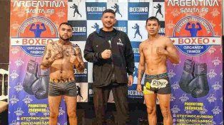 Alexis Lutti y Carlos Mars cumplimentaron el pesaje para el combate en la Recoleta santafesina.