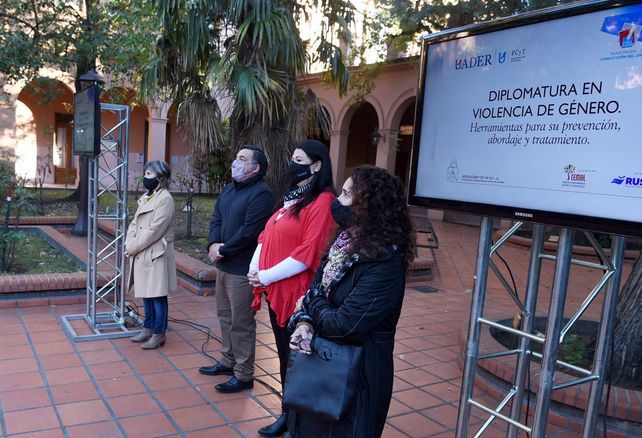 El acto de apertura de clases fue en el patio del Colegio Urquiza de Concepción del Uruguay..