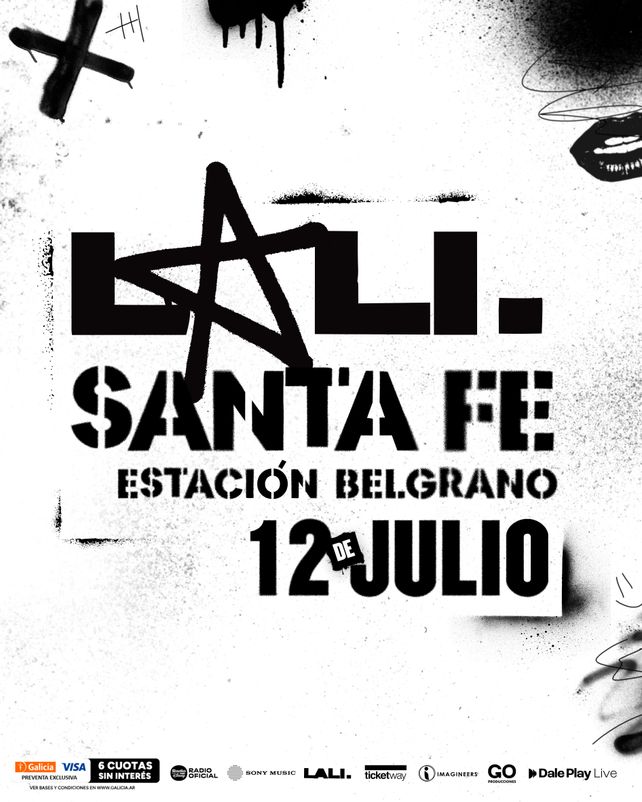 Ya están a la venta las entradas para el show de Lali en Santa Fe Ya están a la venta las entradas para el show de Lali en Santa Fe
