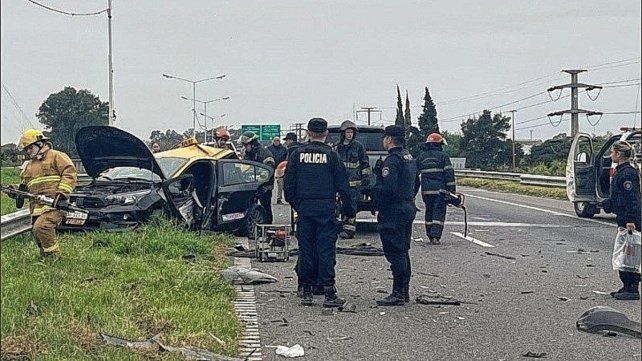 Fuerte accidente en Rosario.
