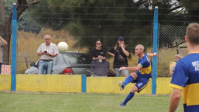 Mainguyague en el club Ancalú de San Gregorio.