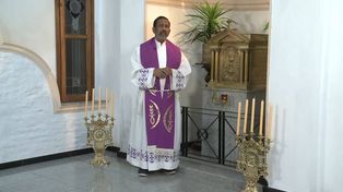 Por segundo año consecutivo, el padre Ignacio volvió a llevar adelante su emblemático Vía Crucis sin la peregrinación de fieles.