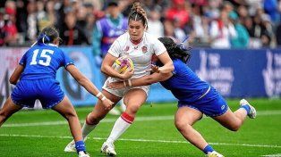 Inglaterra y Francia se lucieron en la segunda jornada del Mundial Femenino de Rugby 2025.