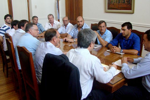 Se realizó un encuentro entre Rubén Galassi y presidentes comunales