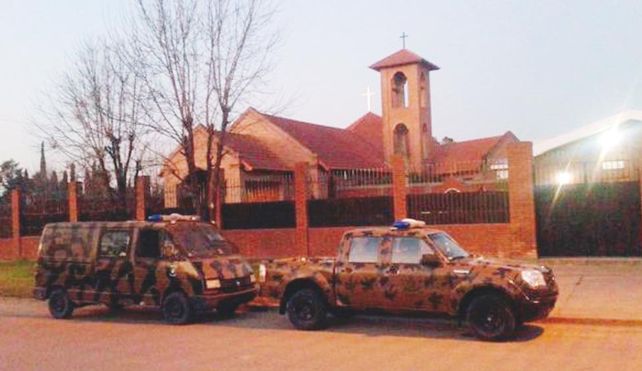 Allanamiento. La Policía irrumpió en el convento el 25 de agosto de 2016. Hallaron látigos y cilicios