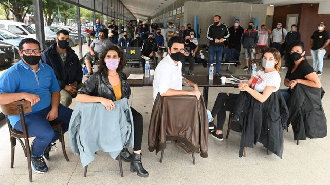 La presentación del proyecto de ordenanza se hizo en la Terminal de Omnibus Mariano Moreno.