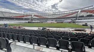 River y las obras en su cancha.&nbsp;