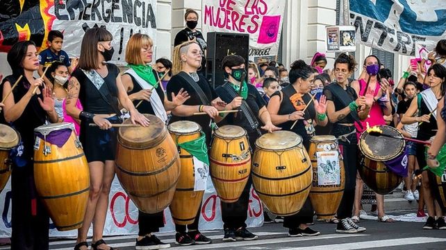 Postales del #8M en Paraná