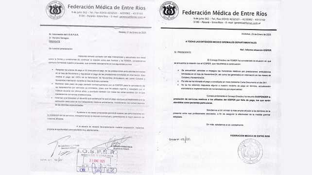 El comunicado de Femer