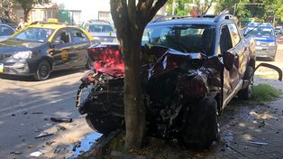 Una persecución policial terminó con un impactante choque y un hombre grave