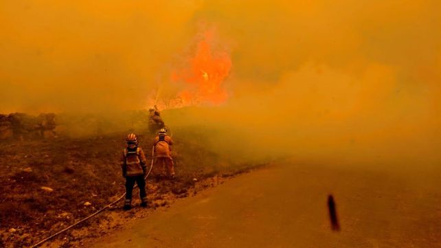 Graves incendios forestales en las Sierras de Córdoba