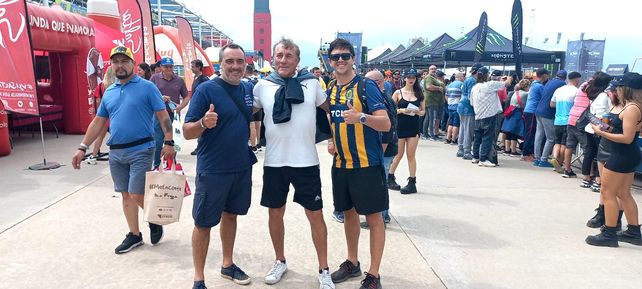 Los rosarinos Marcelo Lomghi, Federico Ronda y Rodolfo Brandoli se florearon en Termas de Río Hondo.