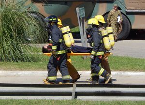 Se realizó un simulacro de derrame de sustancias tóxicas
