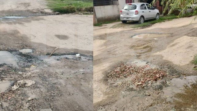 Barrio UOCRA: por el estado de las calles no ingresa ni el colectivo
