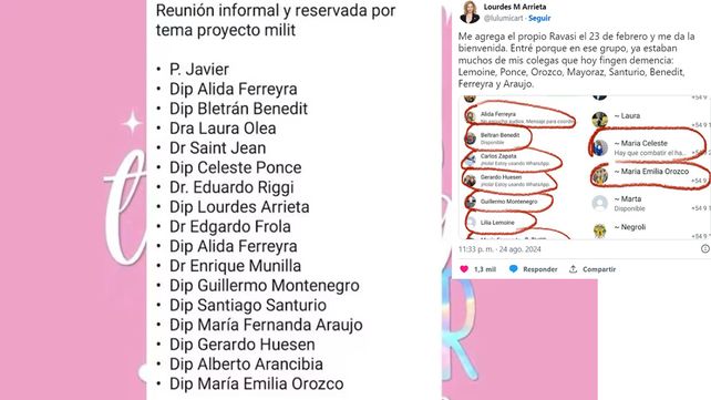Represores: Lourdes Arrieta y Lilia Lemoine se trenzaron por la visita a Ezeiza