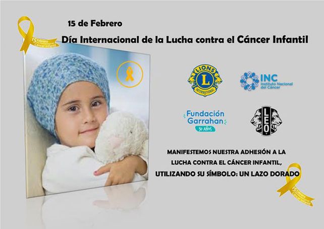 Un cintillo dorado para adherir al Día Mundial contra el Cáncer Infantil