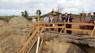 Los trabajos en la alcantarilla 1 y bomba 0 marchan a buen ritmo