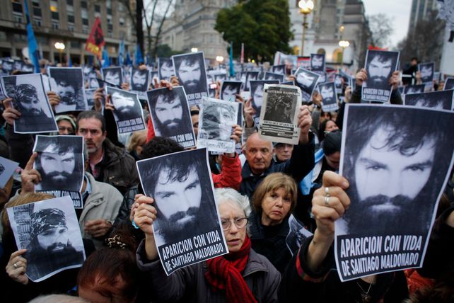 Santiago Maldonado desapareció en Chubut el 1º de agosto.