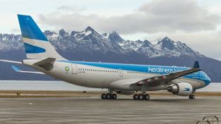 En un mensaje durante el vuelo