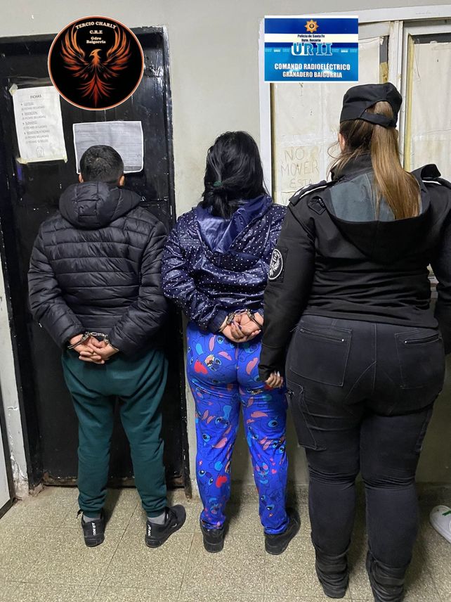 Dos de los detenidos en Granadero Baigorria.