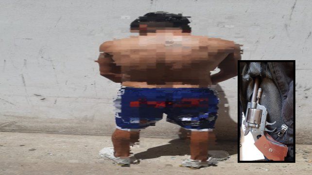 Atraparon a un violento ladrón que asaltó y le disparó a un remisero en barrio La Florida