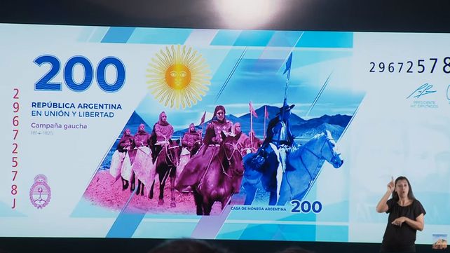 Con próceres en lugar de animales