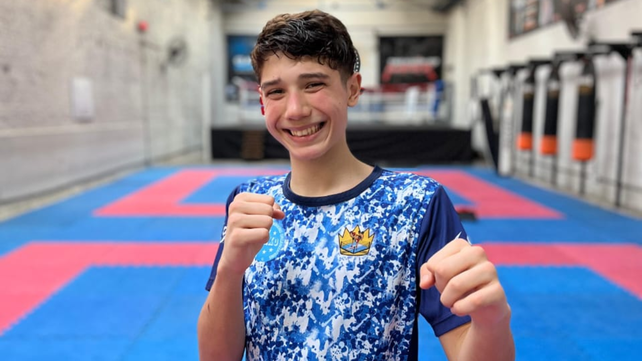 Luciano Daverio tiene tan solo 15 años pero sueña con ser campeón en el Mundial Junior.
