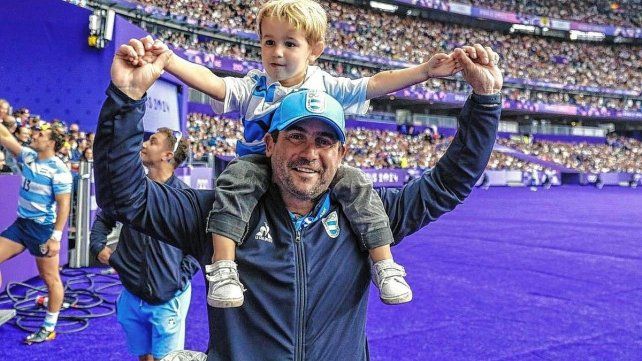 Satisfacción. El entrerriano Juan Martín Galarraga dijo presente en la Ciudad de la Luz y sueña con Los Ángeles 2028.