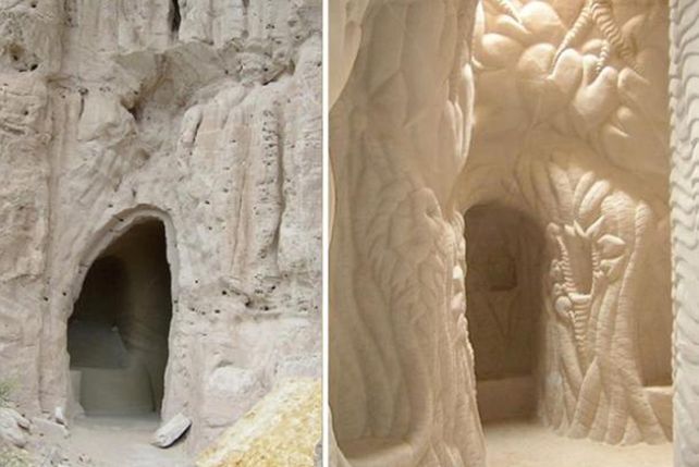 Más de diez años lleva Paulette viajando a las cuevas todos los días