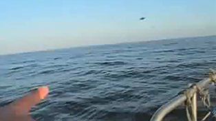 Pescadores de Galicia difundieron video de un presunto ovni que cay&oacute; al mar