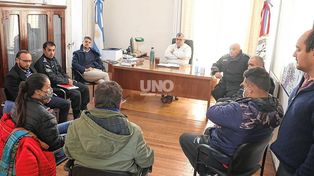 Por combatir la inseguridad. Se reunieron este martes autoridades del Ministerio de Seguridad con los cadetes de servicios de delivery.