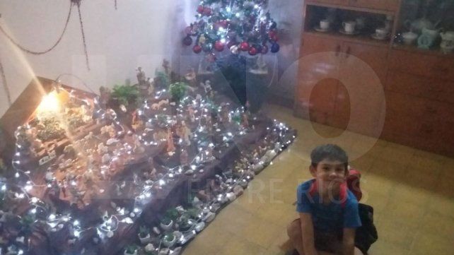 Pasión por la Navidad: el pesebre más grande de Paraná