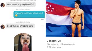 El hombre que ignoré en Tinder le acaba de ganar a Phelps, el mensaje que da la vuelta al mundo