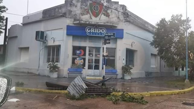 Violenta tormenta en Basavilbaso