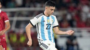 Facundo Buonanotte dijo que se enteró por las redes que no estaba en la lista de Lionel Scaloni.