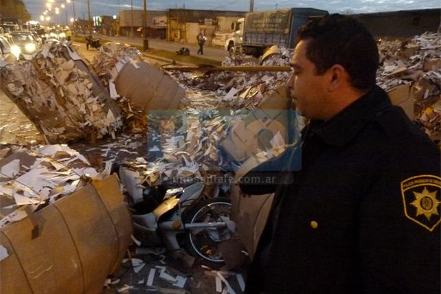 Grave accidente en la esquina de avenida Blas Parera y Gorriti