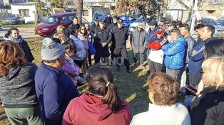 Vecinos de Santo Tomé se manifestaron tras una ola de robos diarios