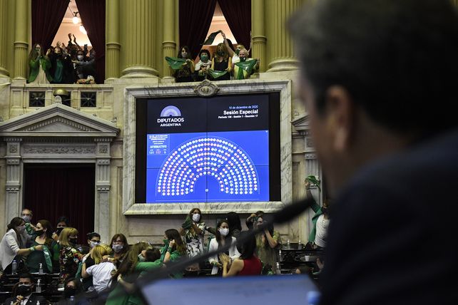Aborto legal: la Cámara de Diputados le dio media sanción tras una sesión maratónica