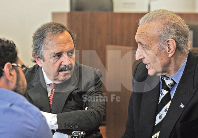 Memoria. Ambos políticos hicieron hincapié en tener presente el pasado para no repetir la historia reciente./ Mauricio Centurión.