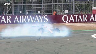 Franco Colapinto se despistó en la Q1 y largará la carrera en la última posición.