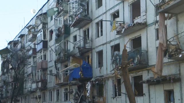 Imagenes de los bombardeos en distintas ciudades ucranianas