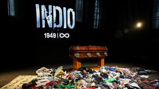 Velatorio del Indio Solari: las fotos más conmovedoras de la capilla ardiente en Avellaneda