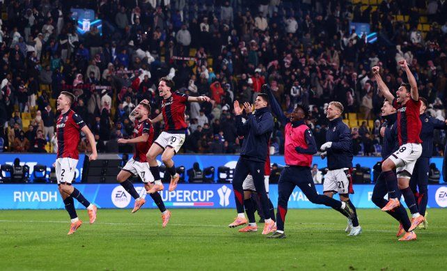 Bologna jugará la final de la Supercoppa Italiana ante el Napoli