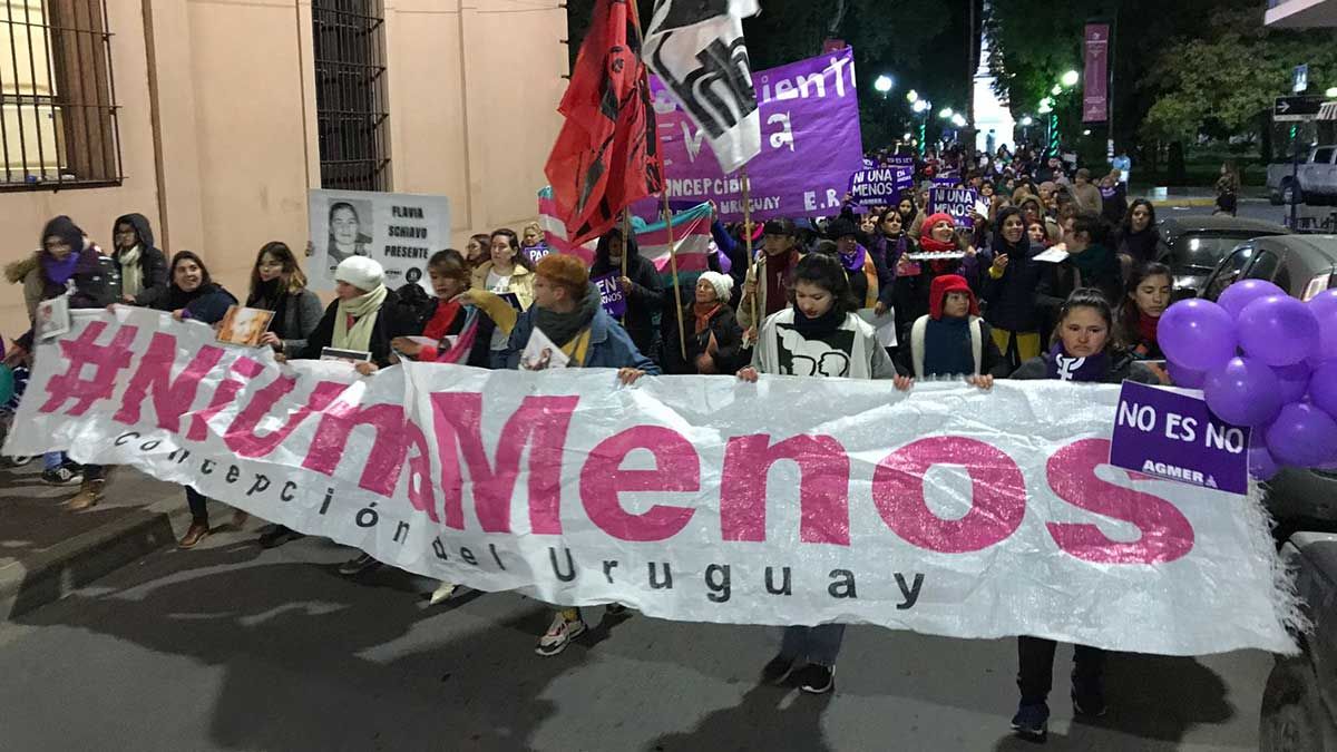 Ni Una Menos: mujeres marcharon en Concepción del Uruguay