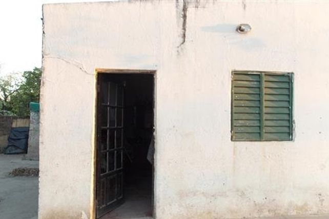 La vivienda de la ciudad de Reconquista en donde vive Florencia