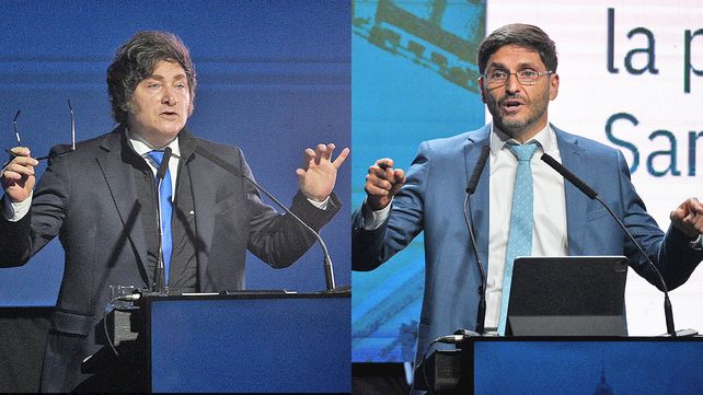 La imagen y la gestión de Milei y Pullaro fueron evaluadas por una encuesta.