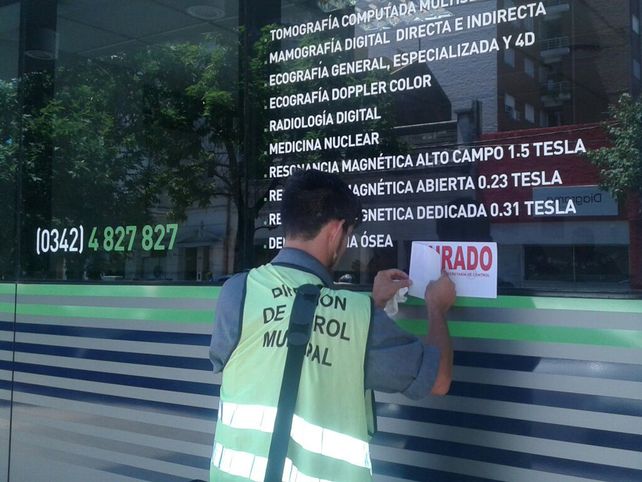 Clausuraron a un reconocido instituto médico en pleno centro santafesino