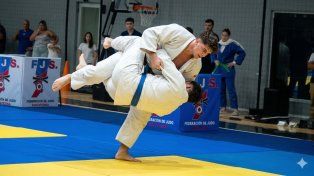 Puro judo. Un nivel interesante. Además de los equipos santafesinos hubo delegaciones de Córdoba y Buenos Aires lo que le dio un importante nivel competitivo y de integración.